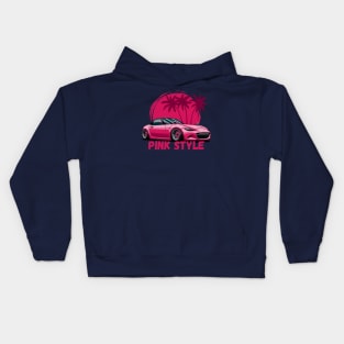 MX5 Miata Pink style Kids Hoodie